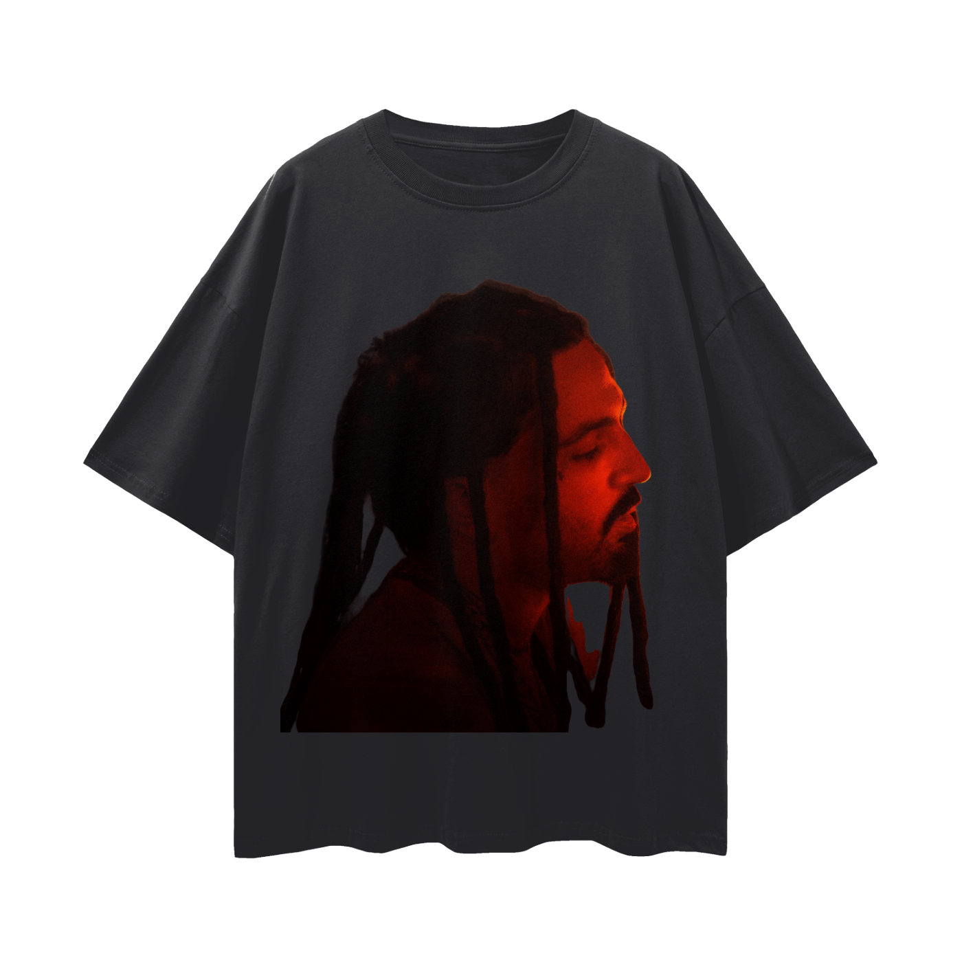 $kinny Red Room Drop Shoulder T-Shirt