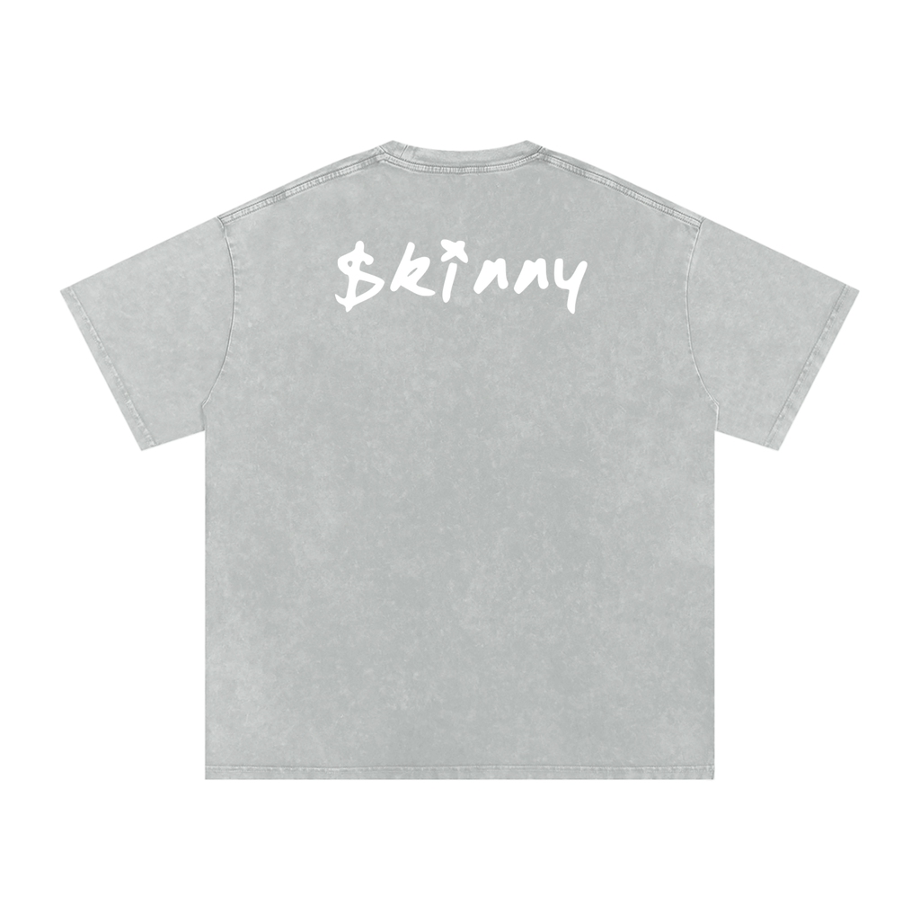 PINKYFACE Snow Washed Oversized T-Shirt