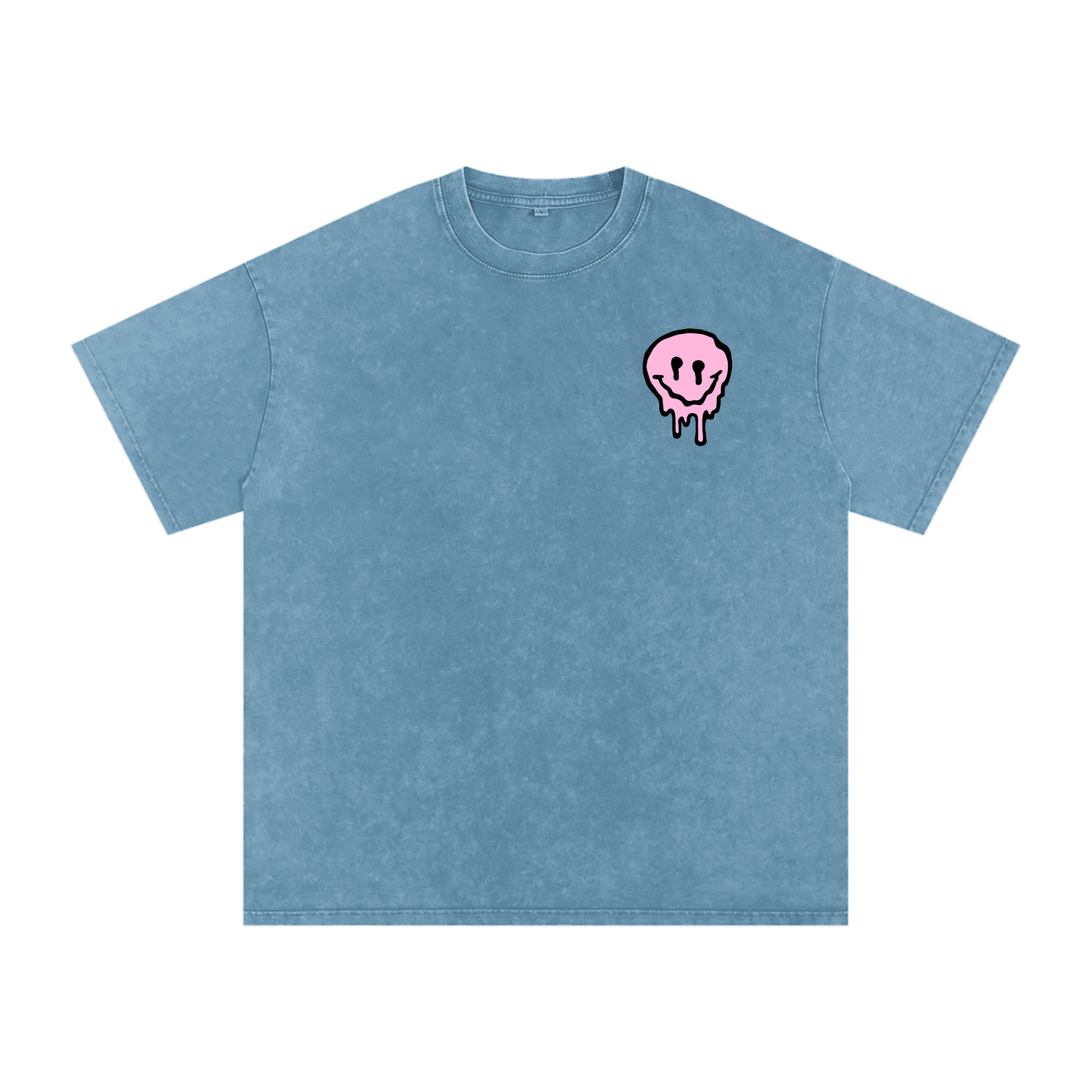 PINKYFACE Snow Washed Oversized T-Shirt
