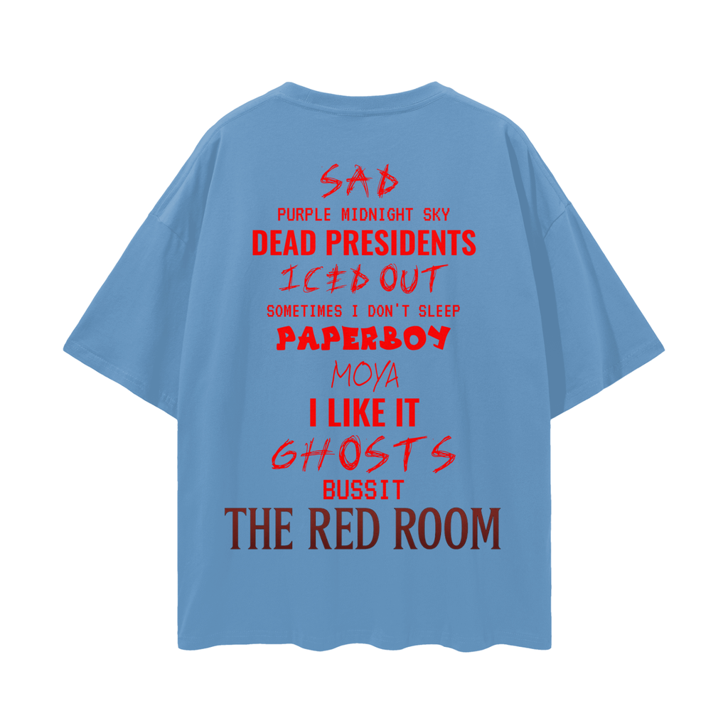 $kinny Red Room Drop Shoulder T-Shirt