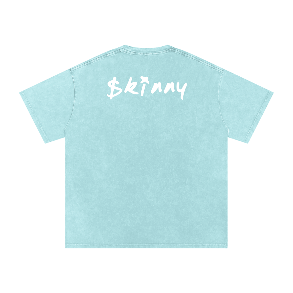 PINKYFACE Snow Washed Oversized T-Shirt