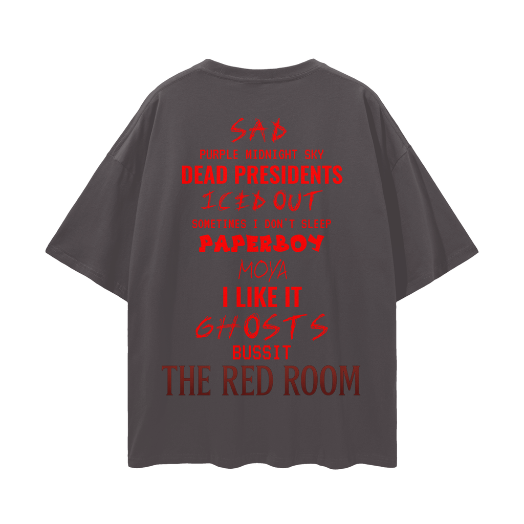 $kinny Red Room Drop Shoulder T-Shirt