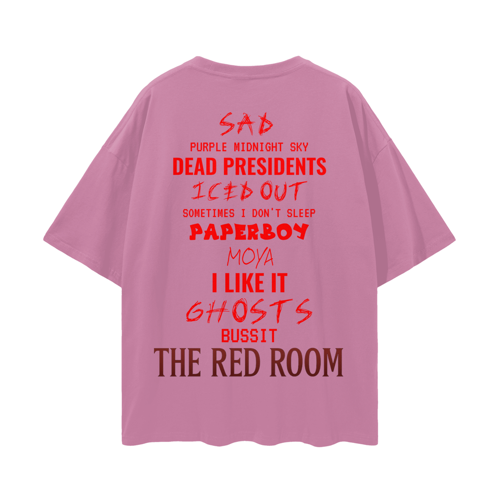 $kinny Red Room Drop Shoulder T-Shirt