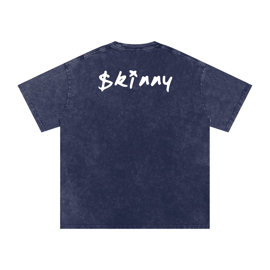 PINKYFACE Snow Washed Oversized T-Shirt