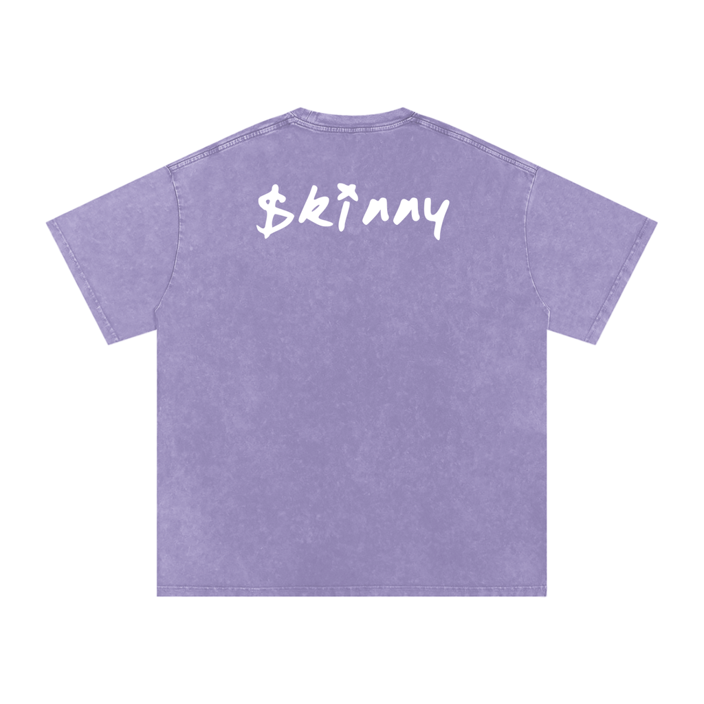 PINKYFACE Snow Washed Oversized T-Shirt