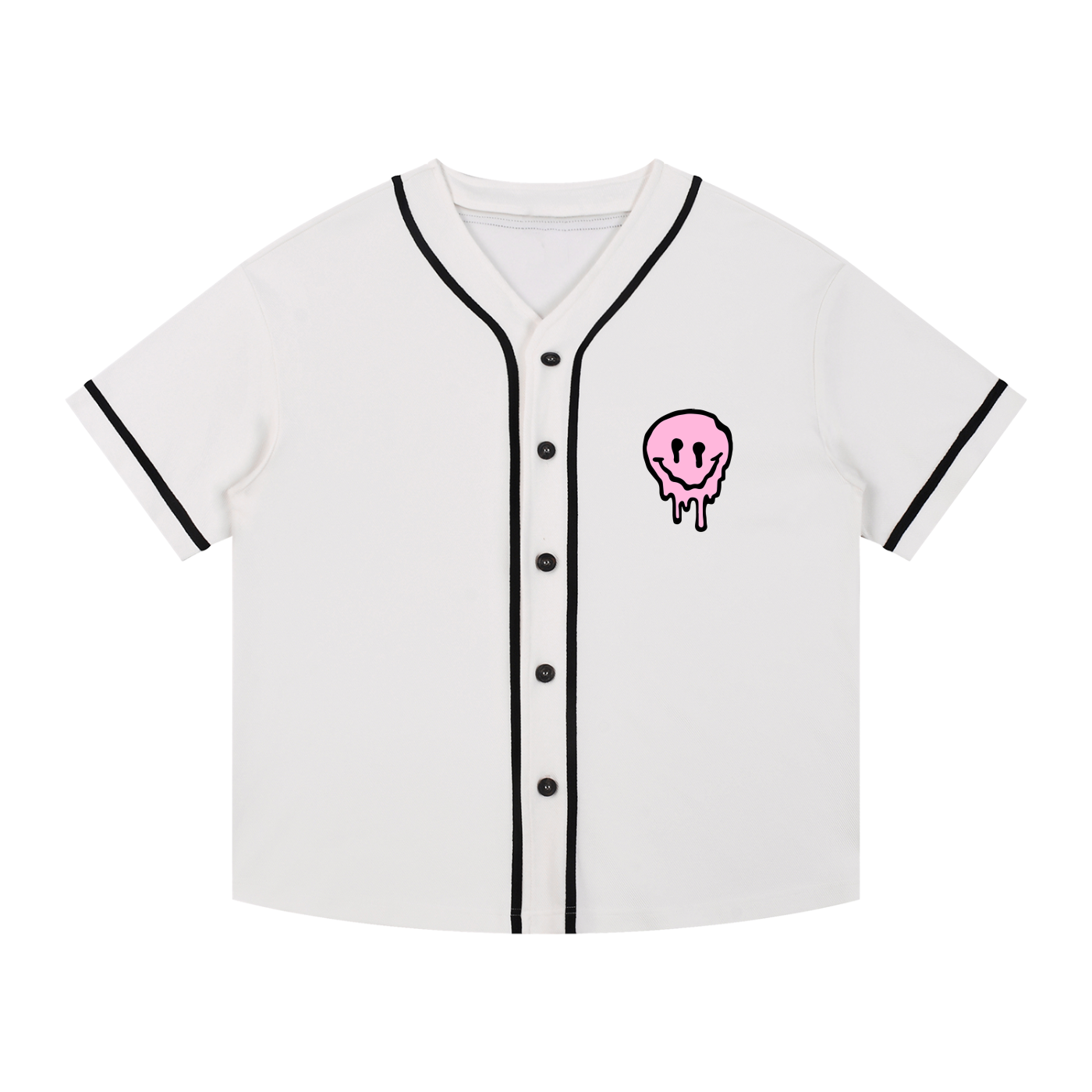 PINKYFACE Button Jersey