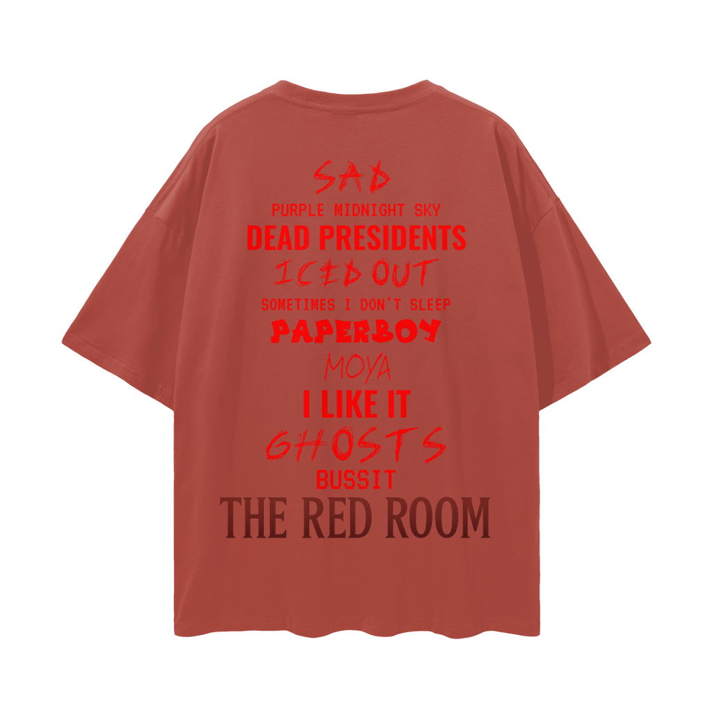 $kinny Red Room Drop Shoulder T-Shirt