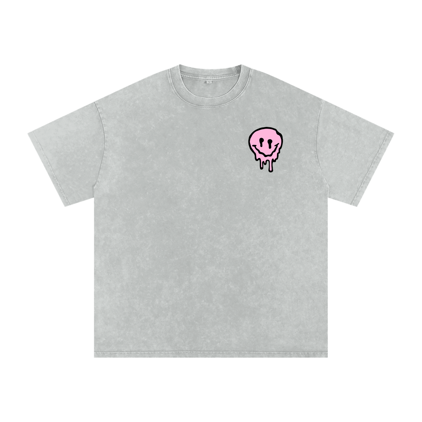 PINKYFACE Snow Washed Oversized T-Shirt