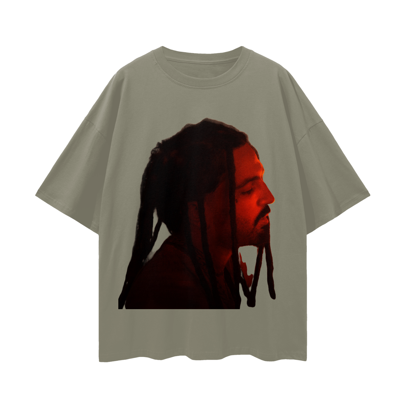 $kinny Red Room Drop Shoulder T-Shirt