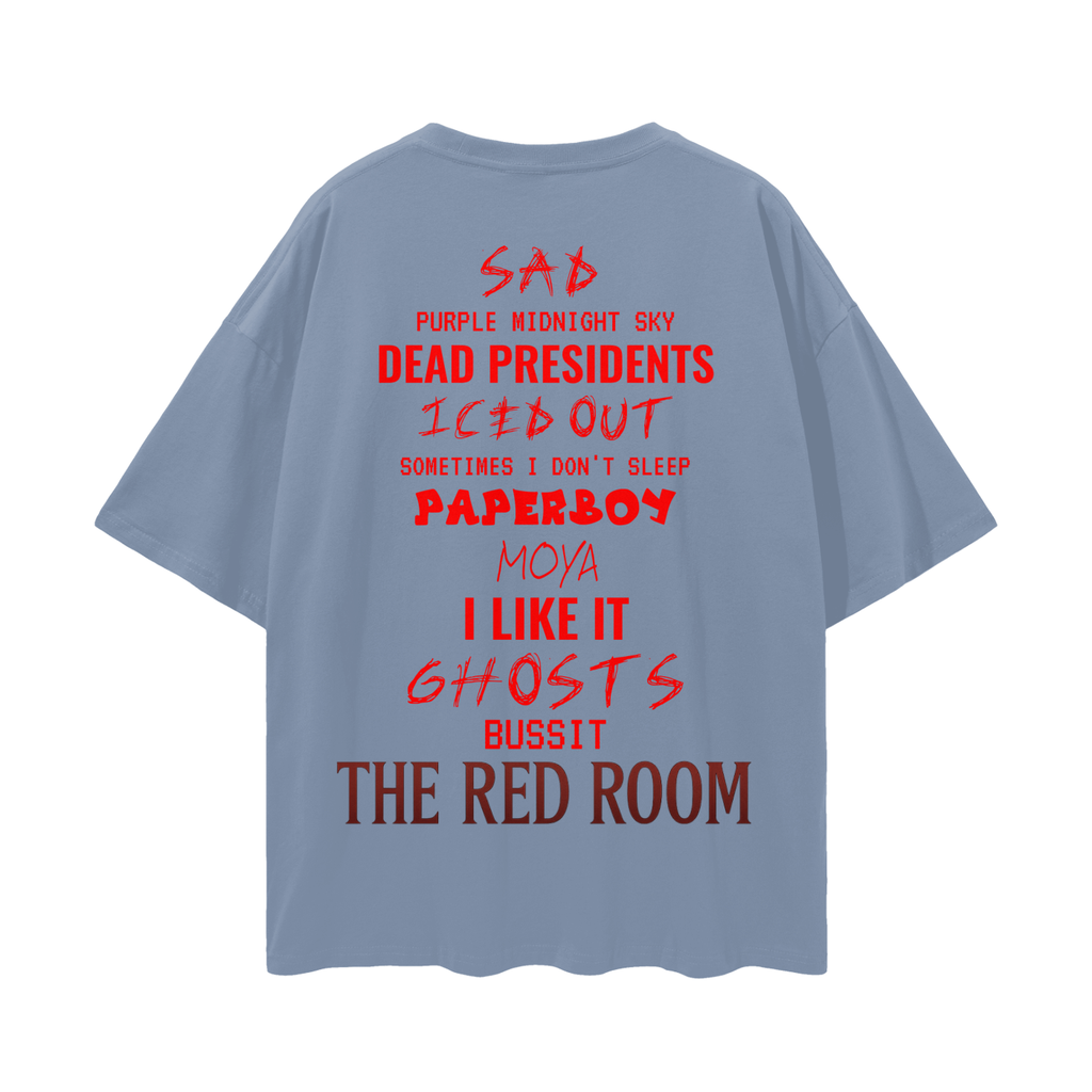 $kinny Red Room Drop Shoulder T-Shirt