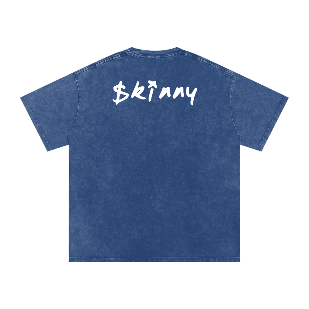 PINKYFACE Snow Washed Oversized T-Shirt