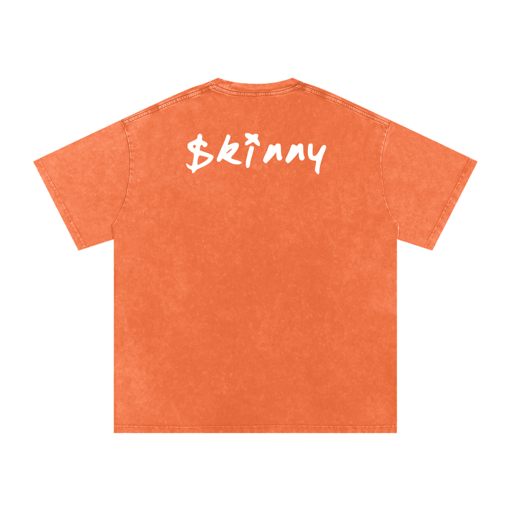 PINKYFACE Snow Washed Oversized T-Shirt