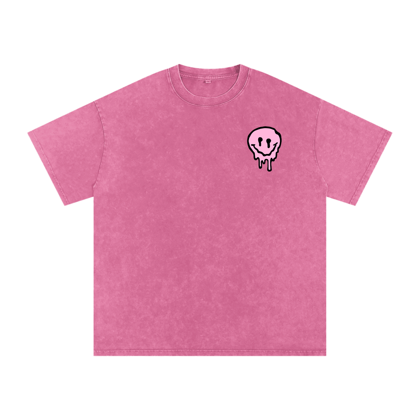 PINKYFACE Snow Washed Oversized T-Shirt
