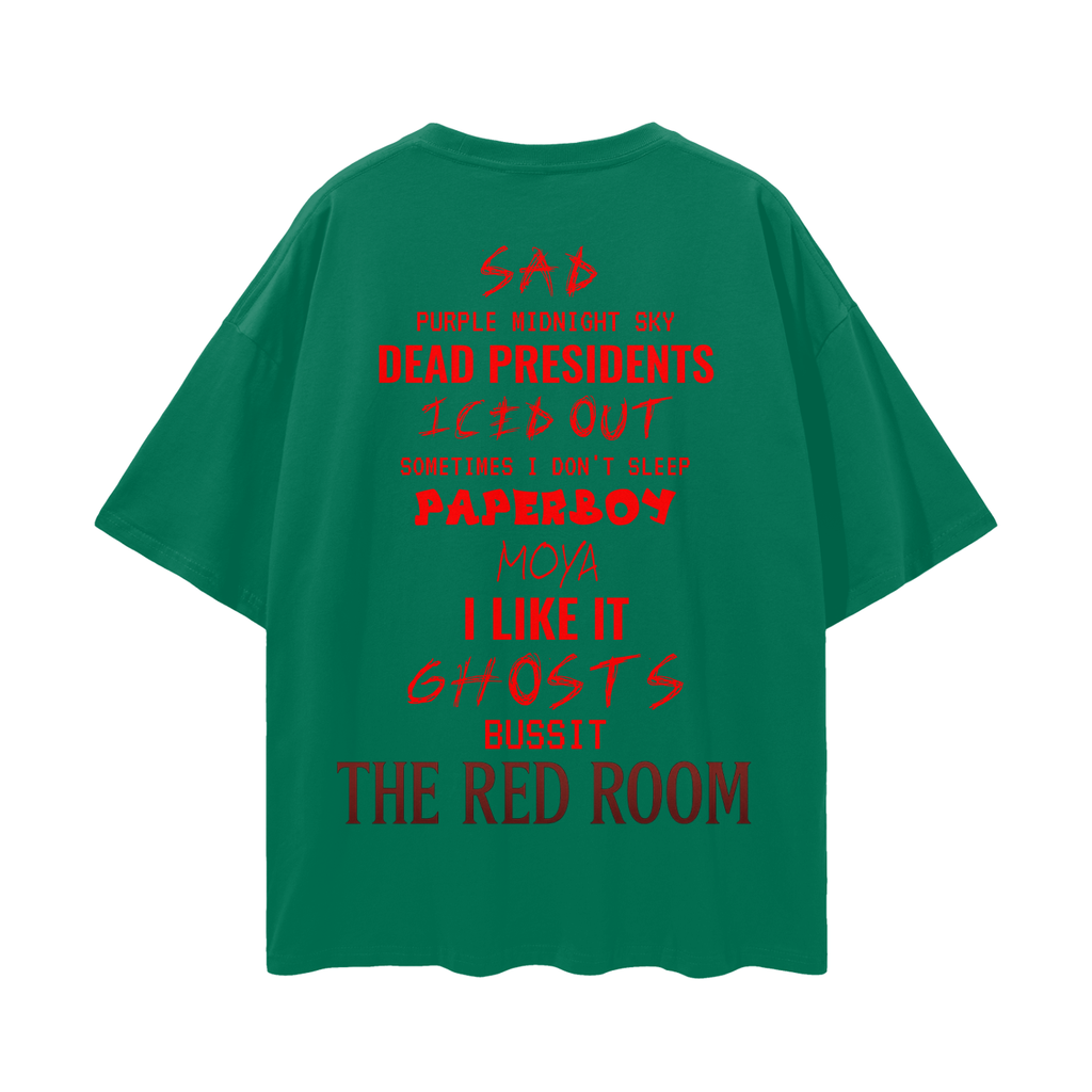 $kinny Red Room Drop Shoulder T-Shirt