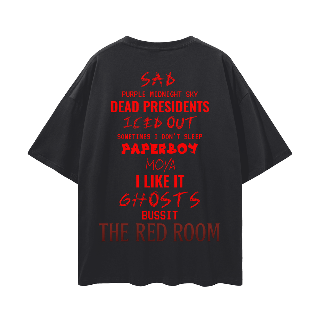 $kinny Red Room Drop Shoulder T-Shirt